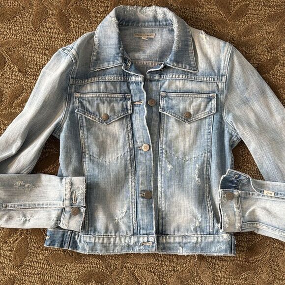 Citizens of Humanity Light Blue Denim Jacket, Small - Picture 4 of 8